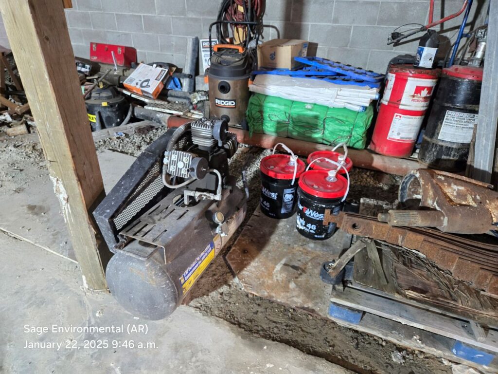 Miscellaneous materials found in a Phase I ESA site visit